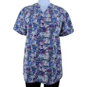 NEW On Que by Lac-Mac Medical Scrub Top Smock  - XS